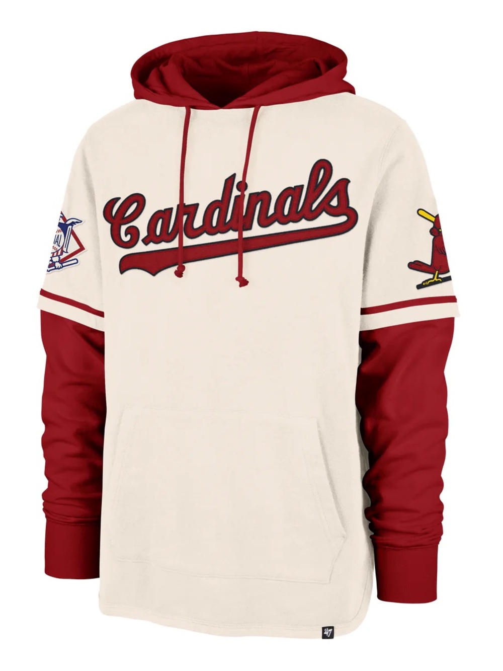 ST. LOUIS CARDINALS COOPERSTOWN TRIFECTA '47 SHORTSTOP PULLOVER HOODIE